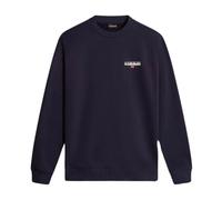 Napapijri - Blu Cotone Maglioncino Classico B-Ice - - Sweatshirts & Hoodies - Uomo - Blu - 3XL