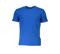 Napapijri Blu Cotton Men's T-Shirt - XL