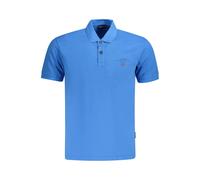 Napapijri Blue Cotton Men Polo - M
