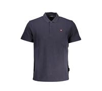 Napapijri Blue Cotton Men Polo Shirt - L