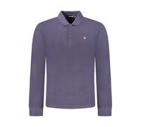 Napapijri Blue Cotton Men Polo Shirt - XL