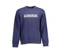 Napapijri Blue Cotton Men Sweater - L