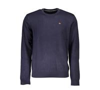 Napapijri Blue Cotton Men Sweater - M