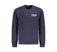 Napapijri Blue Cotton Men Sweater - XL