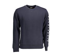 Napapijri Blue Cotton Men Sweater - XXL