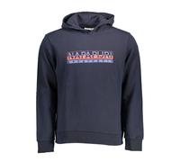 Napapijri Blue Cotton Men Sweater - XXL