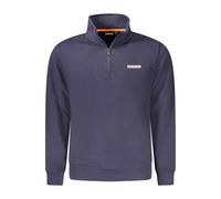 Napapijri Blue Cotton Men Sweatshirt - S