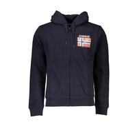 Napapijri Blue Cotton Men Sweatshirt - XL