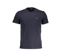 Napapijri Blue Cotton Men T-Shirt - S