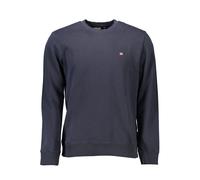 Napapijri Blue Cotton Men's Sweatshirt - 3XL