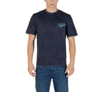 Napapijri Blue Cotton T-Shirt - IT44 | S