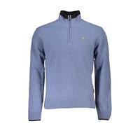 Napapijri Blue Tessuto Men Sweater - XXL