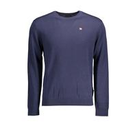 Napapijri Blue Wool Men Sweater - L
