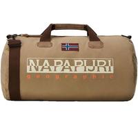 Napapijri Borsone da Viaggio con Tracolla Bering 3 in Cotone Cerato Beige Unisex