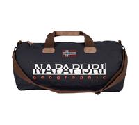 Napapijri Borsone da Viaggio con Tracolla Bering 3 in Cotone Cerato Nero Unisex