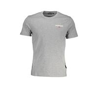 Napapijri Brown Cotton Men T-Shirt - L