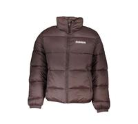 Napapijri Brown Polyamide Men Jacket - XL