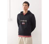 Napapijri - Burgee - Giacca nera con zip corta-Nero XS