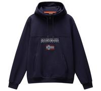 Napapijri - Burgee Half Zip Hoodie 2.0 - Felpa con cappuccio L blu