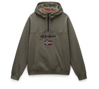 Napapijri - Burgee Half Zip Hoodie 2.0 - Felpa con cappuccio XXL marrone
