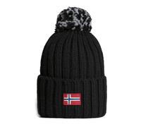 Napapijri - Semiury - Berretto in maglia nero con pompon One Size