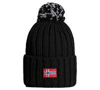 Napapijri - Semiury - Berretto in maglia nero con pompon One Size