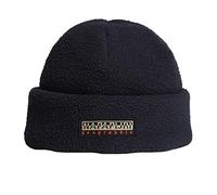 NAPAPIJRI Cappello Uomo Cappellino Berretto con Risvolto in Pile Morbido e Caldo con Logo Articolo NP0A4GK9 F-Rock, 176 Blu Marine, Taglia Unica