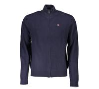 Napapijri Blue Tessuto Men's Cardigan - XL