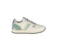 Napapijri Chic White Lace-Up Sports Sneakers with Contrast Detail - EU39/US9