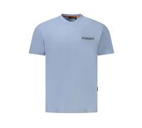 Napapijri - Cotton T-Shirt - -Tops -Uomo -Blu -2XL