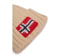 Napapijri - Semiury - Berretto grigio con pompon e logo One Size