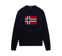 Napapijri D-mura C Maglione, Blu Marine, XXL Uomo