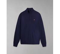 Napapijri Damavand Hz 4 - Maglione Con Mezza Zip Blu - Taglia XXL Abbigliamento