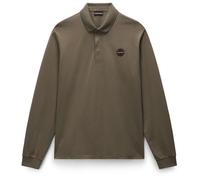 Napapijri - E-Badge L/S - Maglia polo L marrone
