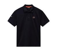 Napapijri E Badge - Polo a maniche corte, colore: nero, Nero , XL