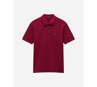 Napapijri Red Cotton Men Polo Shirt - S