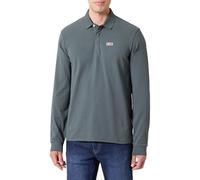 NAPAPIJRI Evan Long Sleeve Polo Shirt Green Urban