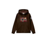 NAPAPIJRI Felpa 'B-ARCHIVE' beige chiaro / navy / marrone scuro / borgogna Uomo - Abbigliamento - Taglie comode - Felpe NAPAPIJRI L