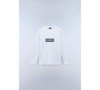 Napapijri Felpa bambino K S-Chamois Ls NP0A4HYK 134-140 Bianco