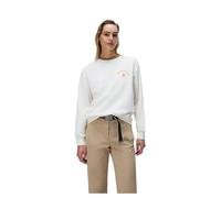NAPAPIJRI Felpa 'B-Bliss' arancione / bianco Donna - Abbigliamento - Taglie comode - Felpe NAPAPIJRI XL