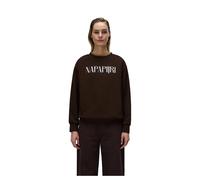 NAPAPIJRI Felpa 'BLISS' marrone / bianco Donna - PROMO - Abbigliamento di felpa - Felpe NAPAPIJRI S