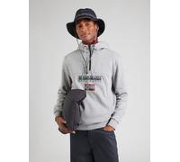 NAPAPIJRI Felpa 'BURGEE HZH 2.0' blu / grigio sfumato / rosso carminio / nero Uomo NAPAPIJRI M blu / grigio sfumato / rosso carminio / nero