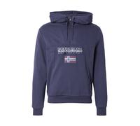 NAPAPIJRI Felpa 'BURGEE HZH 2.0' marino / grigio / rosso vino, Taglia M