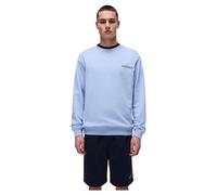 Napapijri Felpa Girocollo Sovana Celeste Manica Lunga, Blu, XL