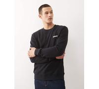 Napapijri - Felpa nera con logo piccolo-Nero XL