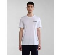 Napapijri Felpa S-Kasba NP0A4HQQ S Bianco