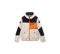NAPAPIJRI Giacca di pile 'Yupik' beige / arancione scuro / nero Uomo NAPAPIJRI L