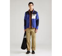 NAPAPIJRI Giacca di pile 'YUPIK' blu reale / blu scuro / arancione / bianco Uomo NAPAPIJRI XXL