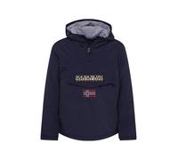 NAPAPIJRI Giacca funzionale 'Rainforest' marino / marrone chiaro / rosso fuoco / bianco Uomo NAPAPIJRI XXL marino / marrone chiaro / rosso fuoco / bianco