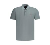 Napapijri Gray Cotton Mens Polo Shirt - M